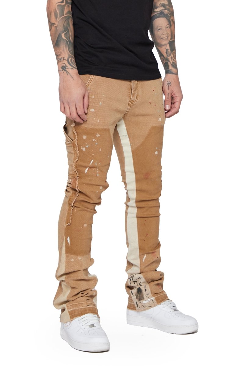 “ALPHA” STACKED FLARE JEAN CAHI