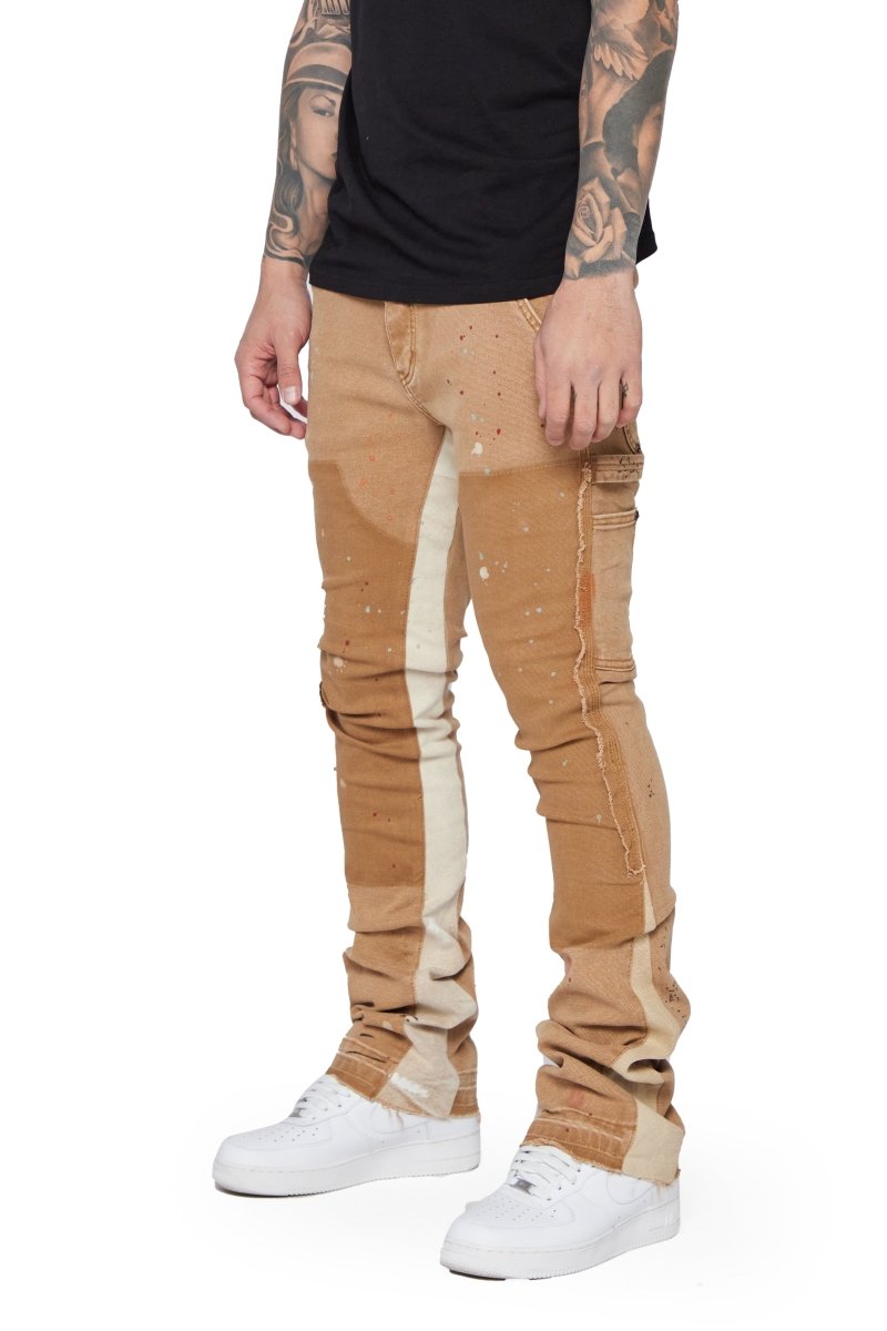 “ALPHA” STACKED FLARE JEAN CAHI