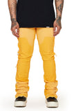 “Alpha" STACKED FLARE JEAN LT. ORANGE