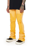“Alpha" STACKED FLARE JEAN LT. ORANGE