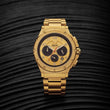 AM277SS - MK4 14K GOLD / GOLD STEEL BAND WATCH
