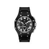 AM1030SS - AMBASSADOR BLACK / SILVER / STEEL BAND WATCH