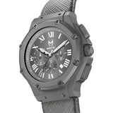 AM1031LB - AMBASSADOR GUNMETAL / LEATHER BAND WATCH