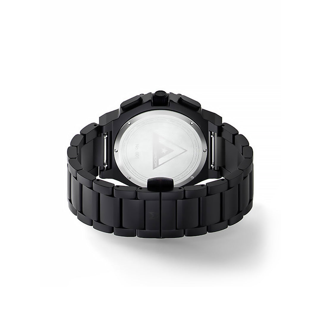 AM1036SS - AMBASSADOR BLACK / BLACK STEEL BAND WATCH
