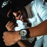 AM1045SS - AMBASSADOR SILVER & GOLD WATCH