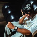 AM1045SS - AMBASSADOR SILVER & GOLD WATCH