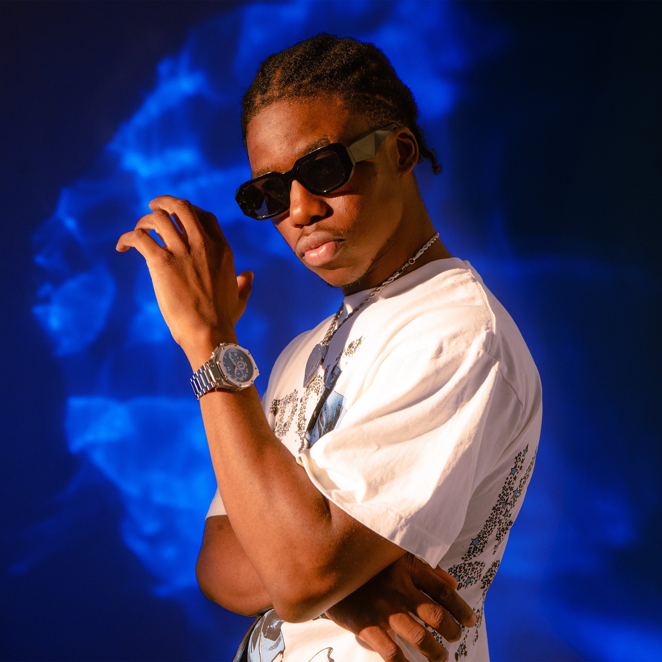 AM1054SS - AMBASSADOR SILVER / LA BLUE STEEL WATCH