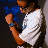 AM1054SS - AMBASSADOR SILVER / LA BLUE STEEL WATCH