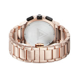 AM139SS - AMBASSADOR ROSE GOLD / BLACK / SS BAND