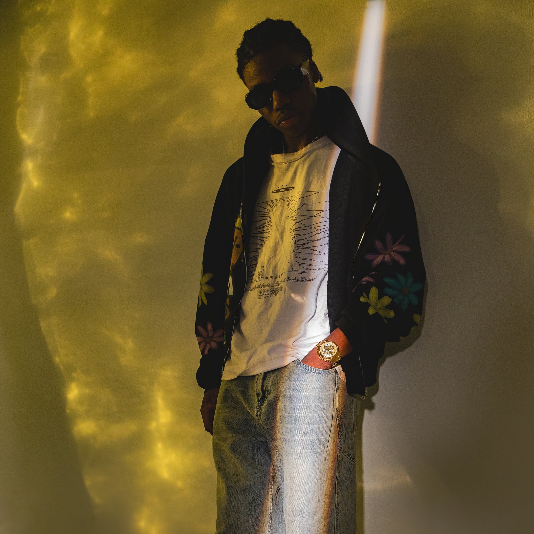 AM186SS - AMBASSADOR POLISH 18K PLATED / GOLD / SS BAND