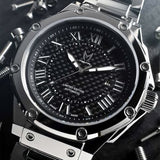 AM309SS - AMBASSADOR POLISHED SILVER AUTOMATIC / SS BAND SWISS ETA