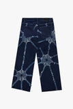 "ARCHANE" BAGGY DENIM JEAN DARK BLUE