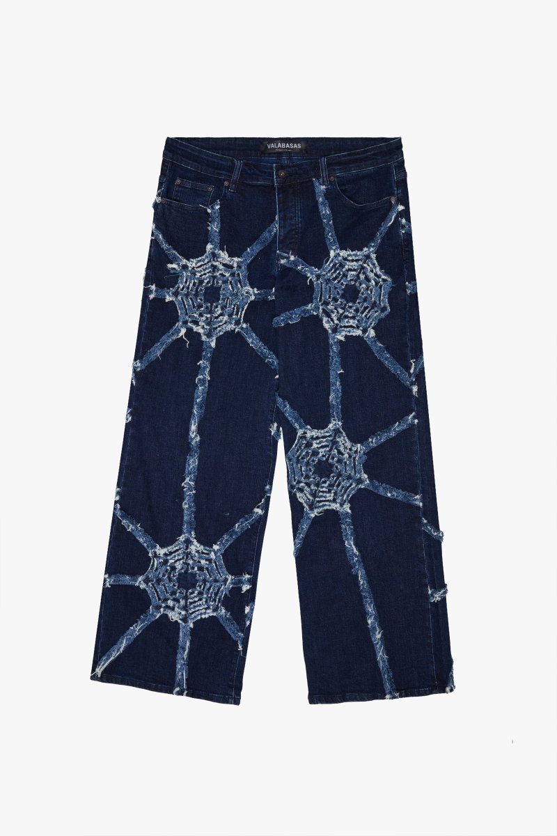 "ARCHANE" BAGGY DENIM JEAN DARK BLUE