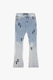"ASTERISK" STACKED FLARE BLUE/BLACK