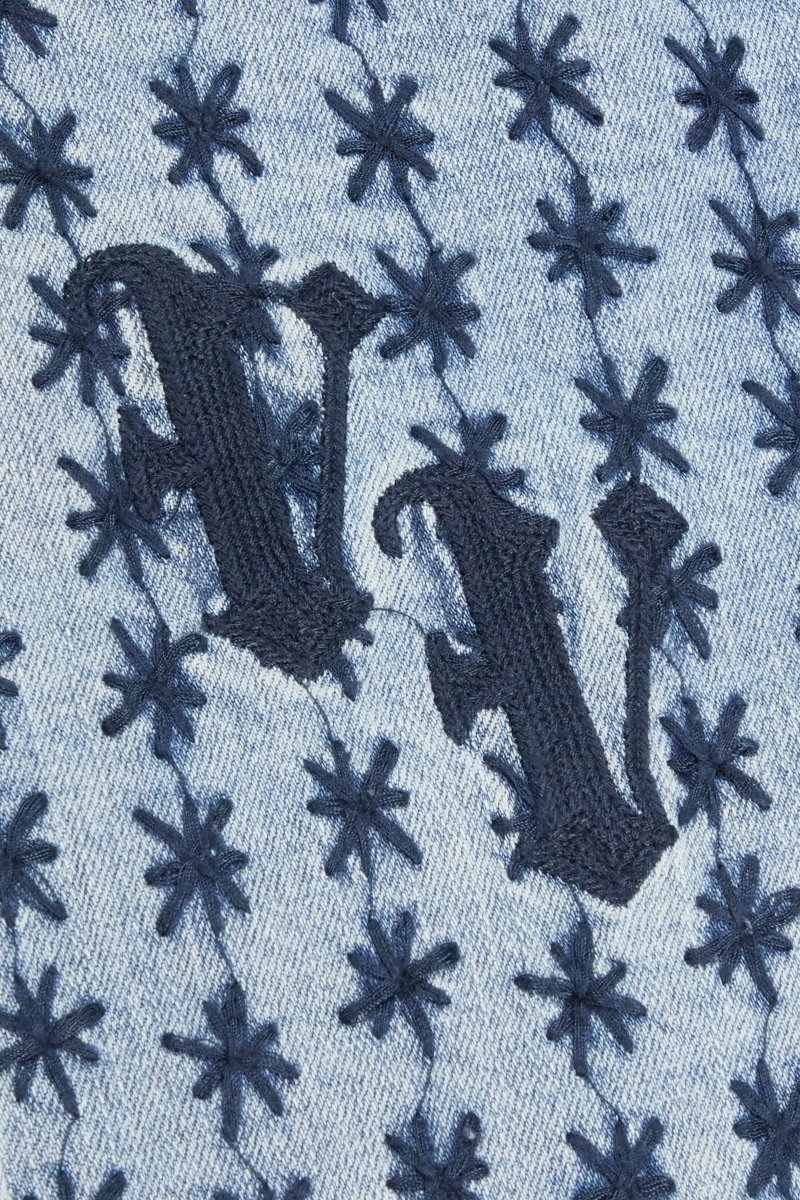 "ASTERISK" STACKED FLARE BLUE/BLACK