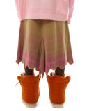 ROCKY PLAID SKIRT SHORT // PINK