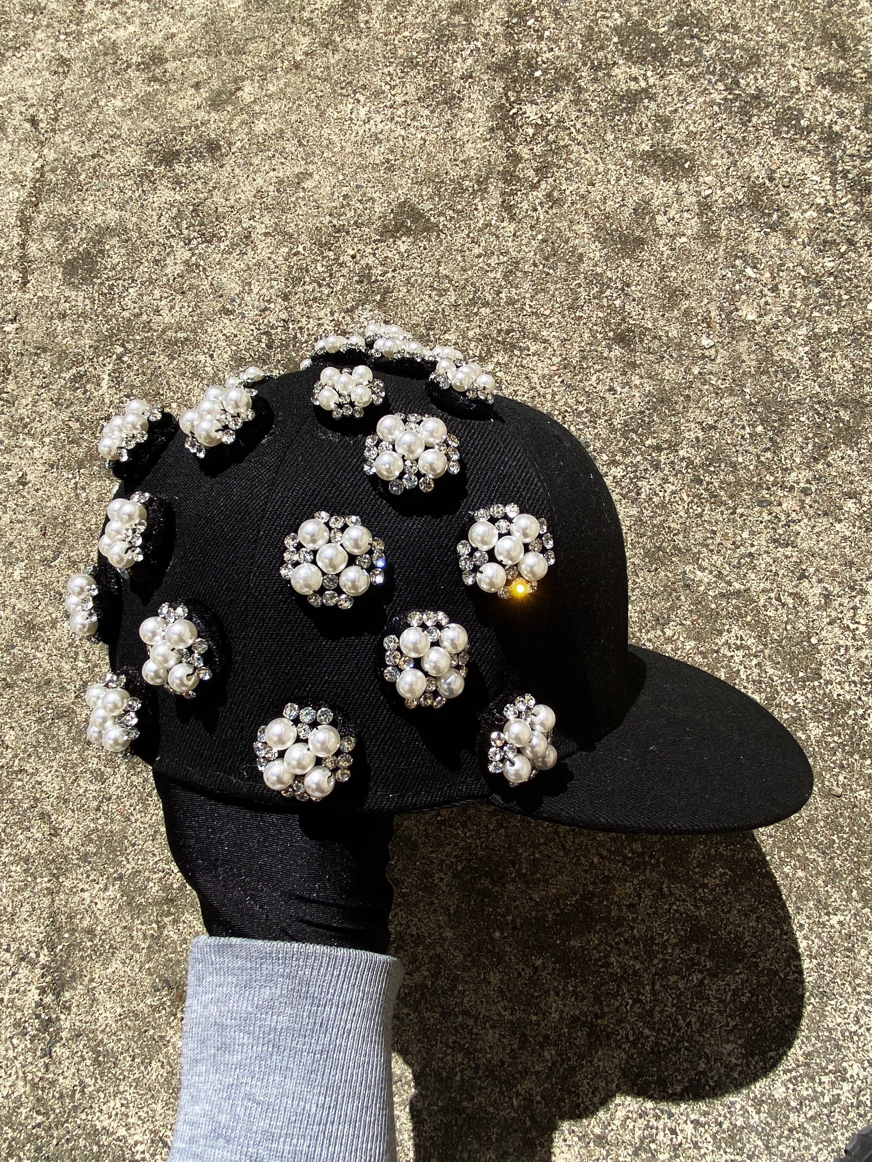 Angel's Tears Crystals Fitted Cap