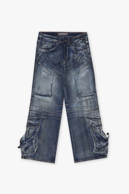 Azulejo Baggy Jeans Blue Washed
