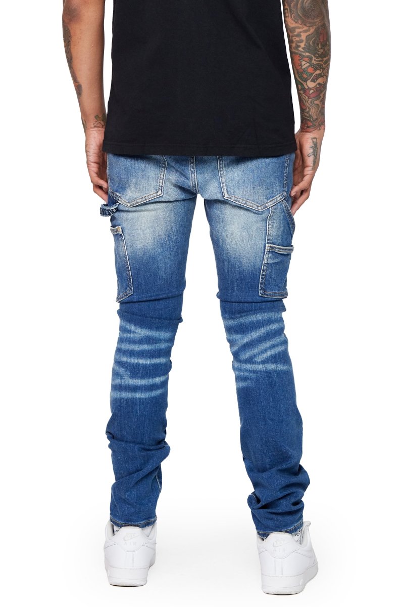 "AZURITE" SKINNY JEAN LIGHT WASHED