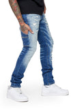 "AZURITE" SKINNY JEAN LIGHT WASHED