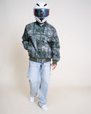 EPTM Tie Dye Bandana Bomber Jacket - Olive