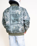 EPTM Tie Dye Bandana Bomber Jacket - Olive
