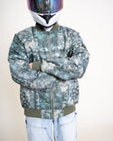 EPTM Tie Dye Bandana Bomber Jacket - Olive