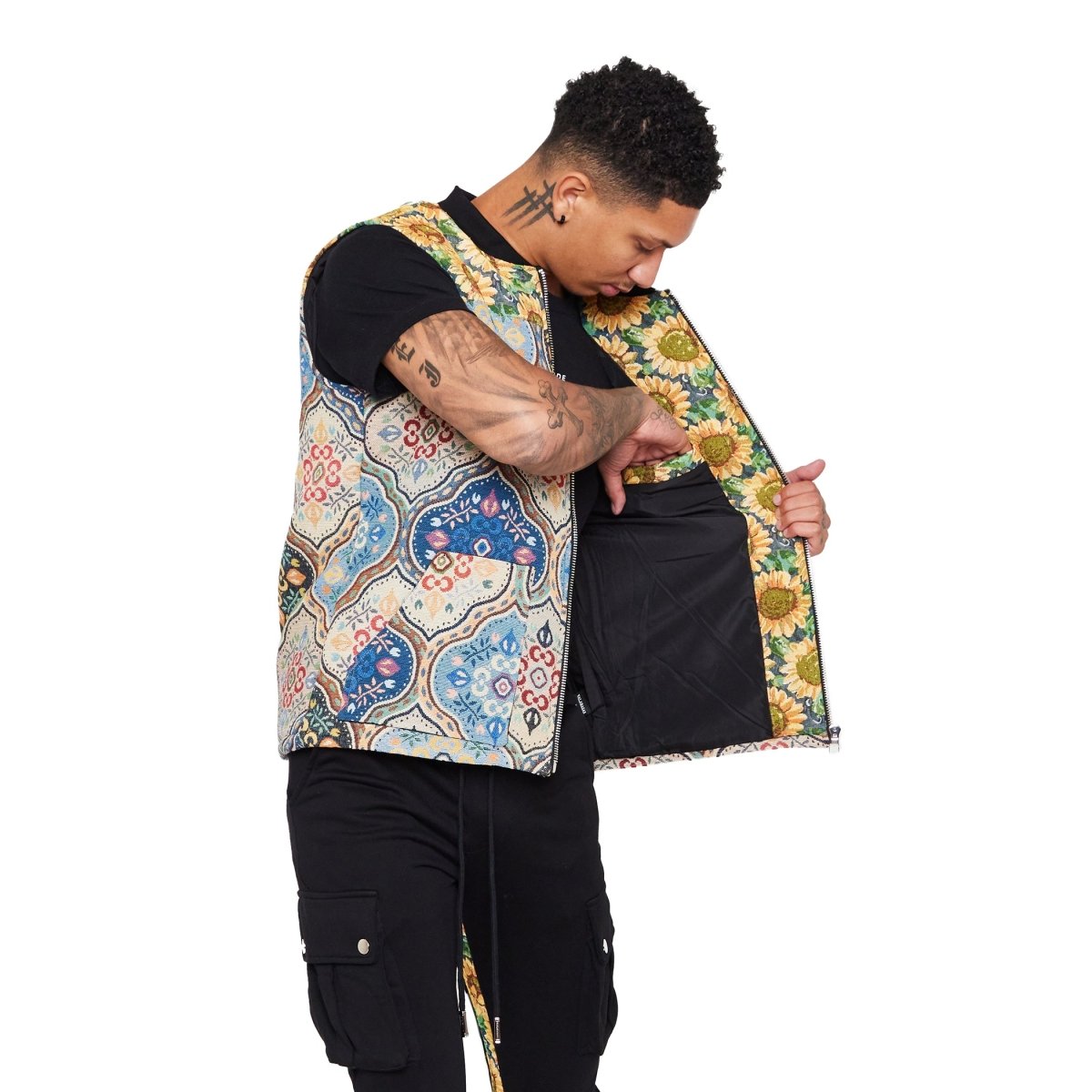 “BANKSY” JACKET YELLOW MULTI