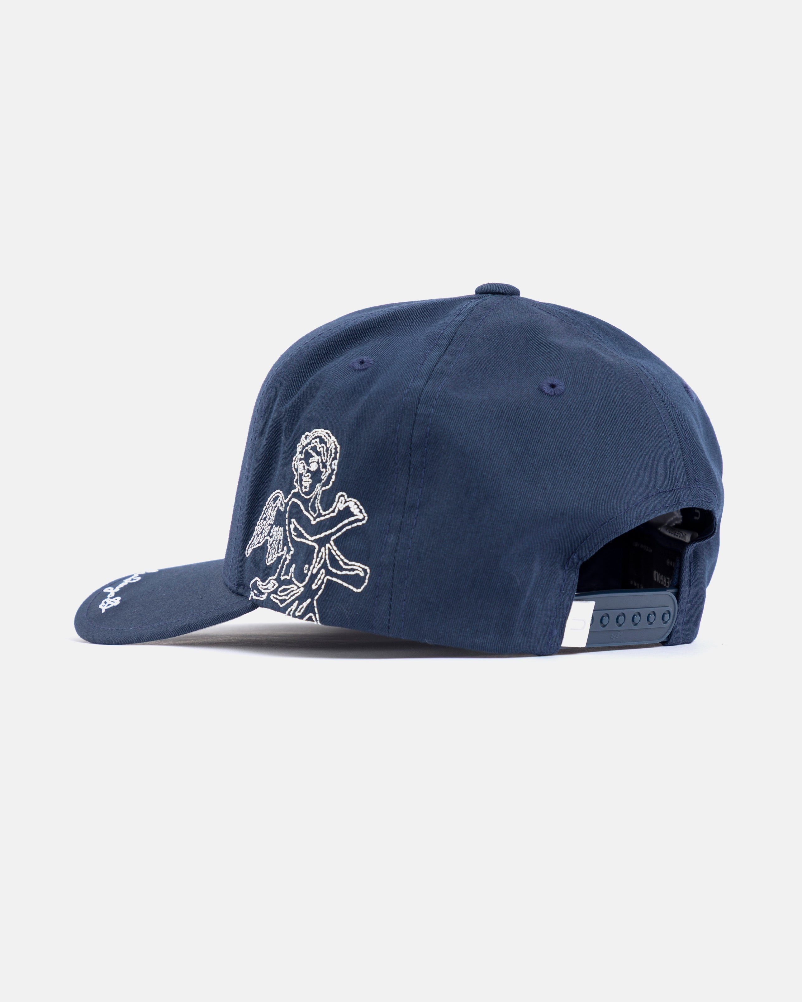 Basics Cherubs High Crown Cap Navy Blue