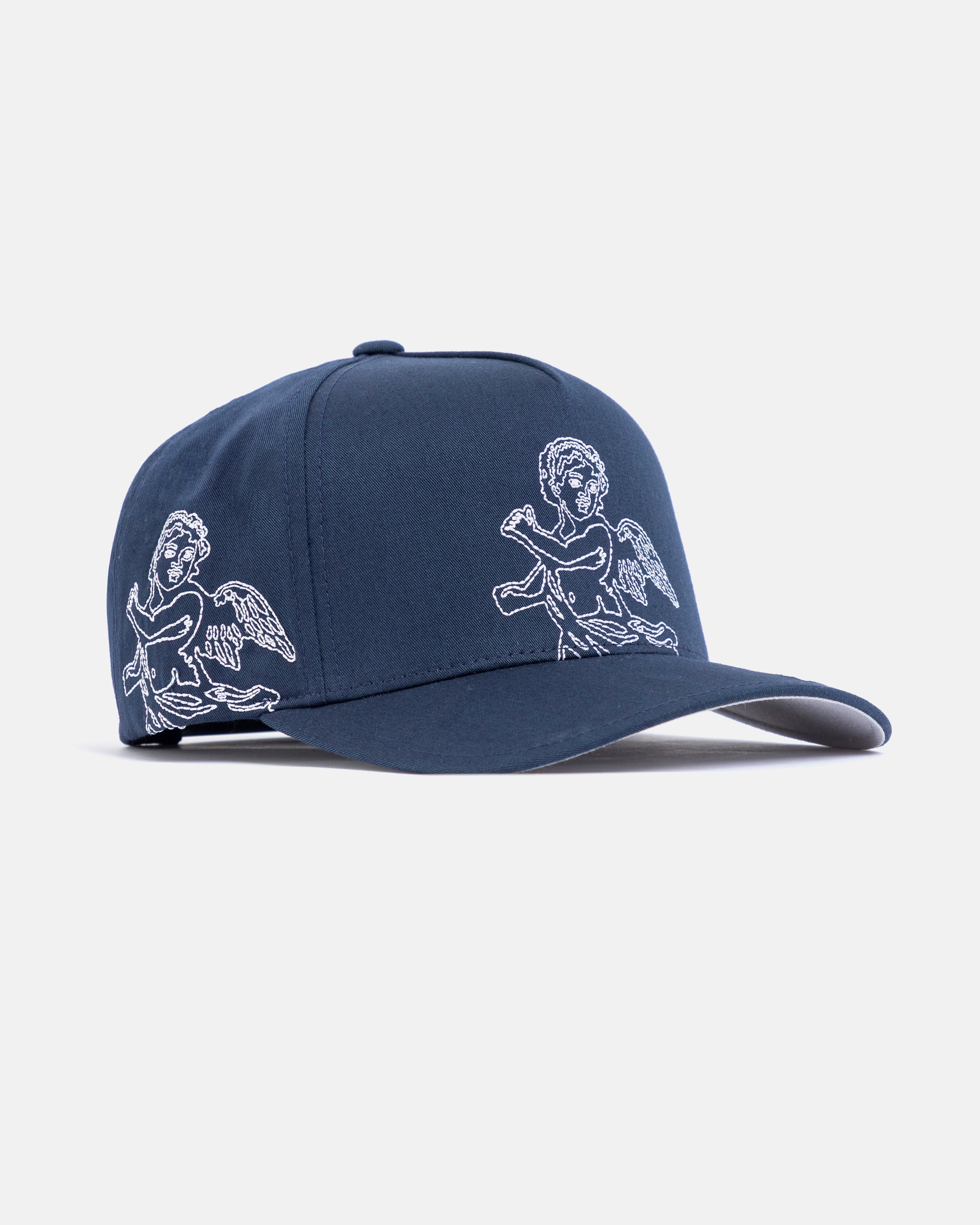 Basics Cherubs High Crown Cap Navy Blue