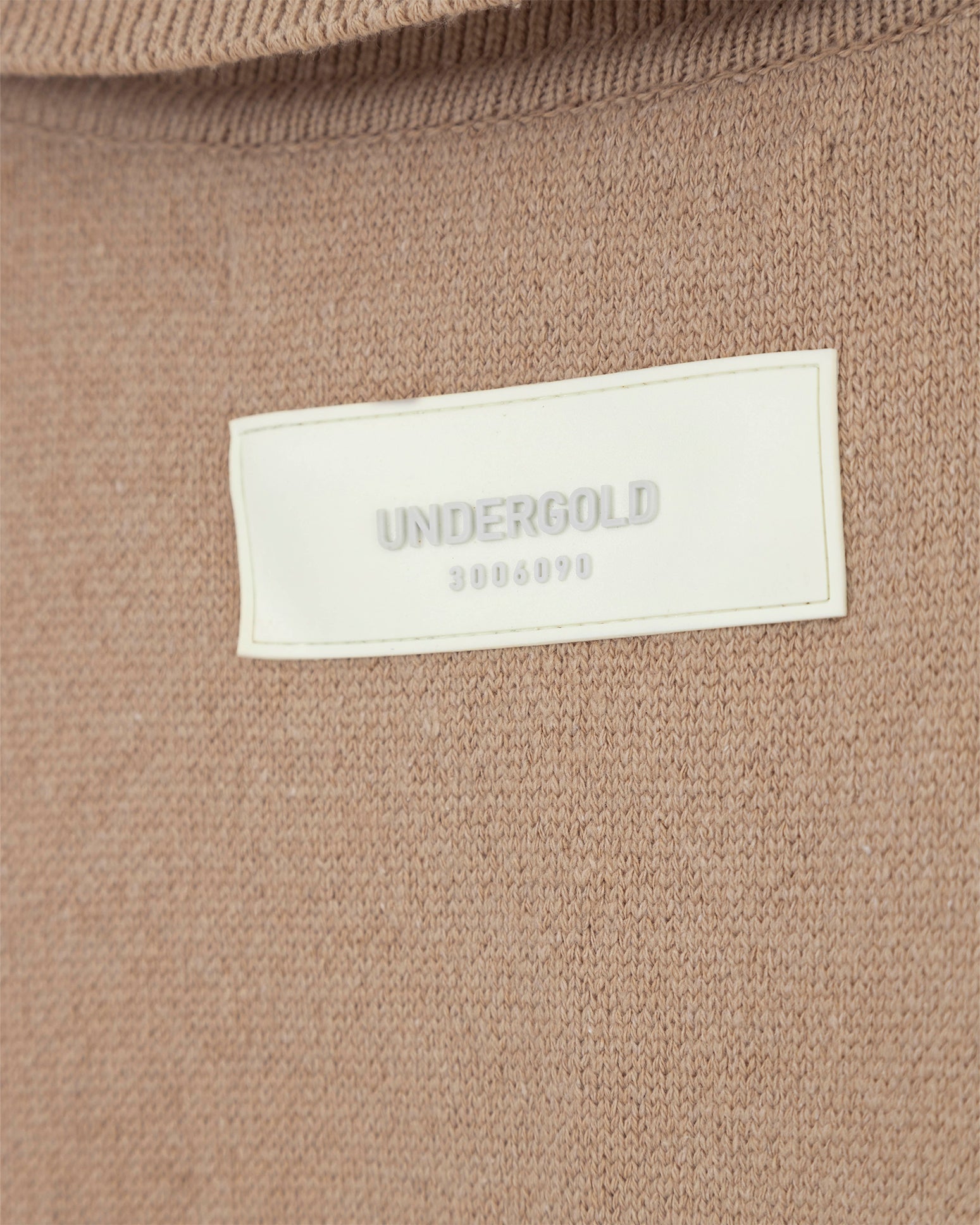 Basics Knit Short Sleeve Shirt Light Brown