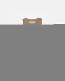 Basics Knit Tank Top Light Brown