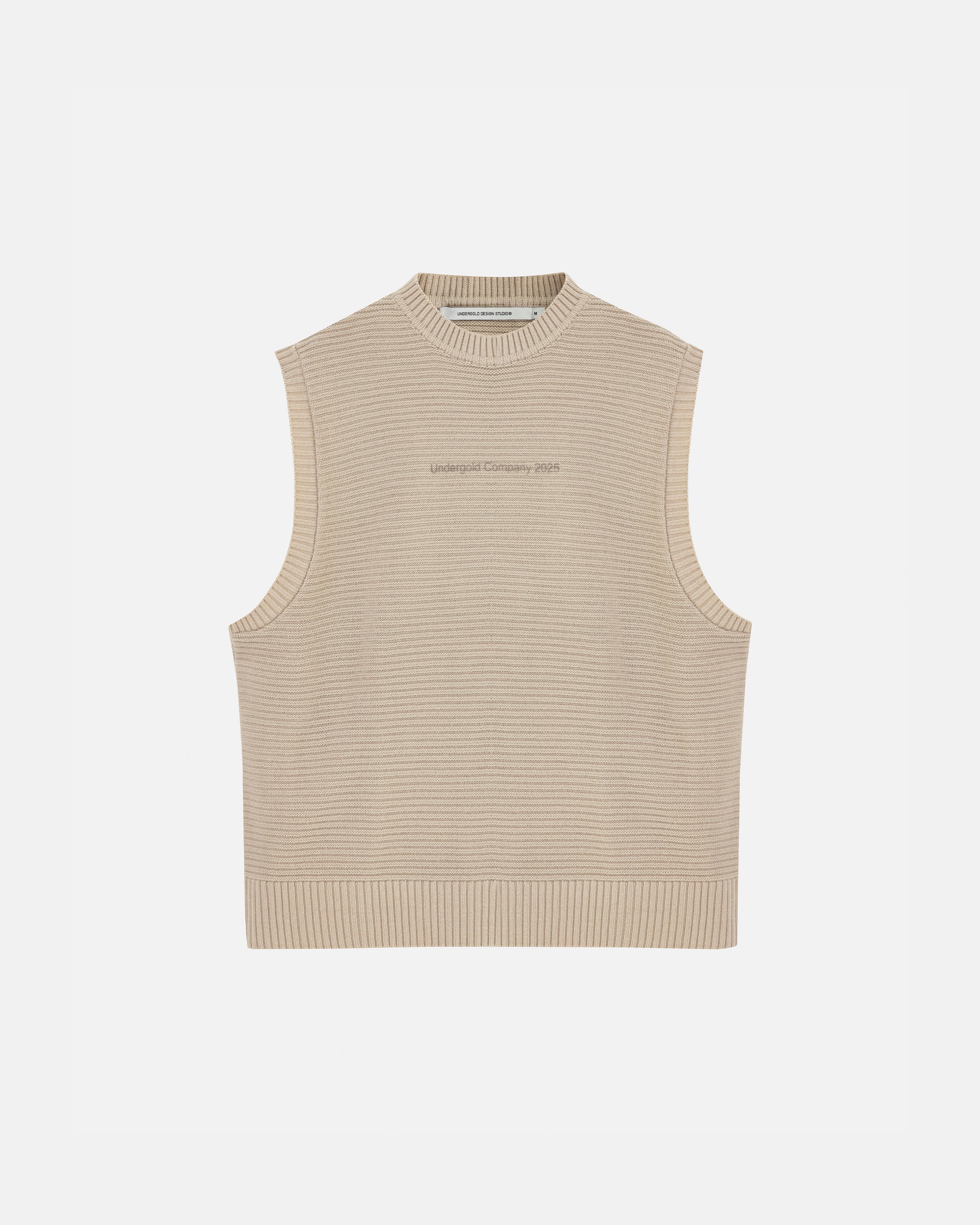 Basics Knitted Vest Cream