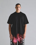 Basics Peached Undgld Tshirt Black