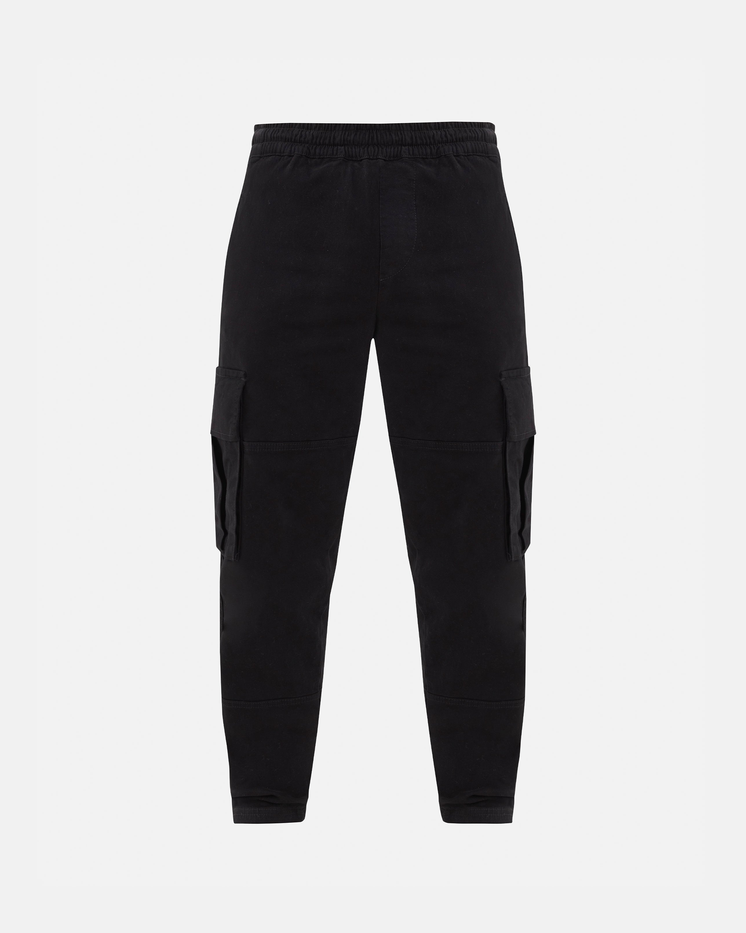 Basics Relaxed Cargo Pant Black