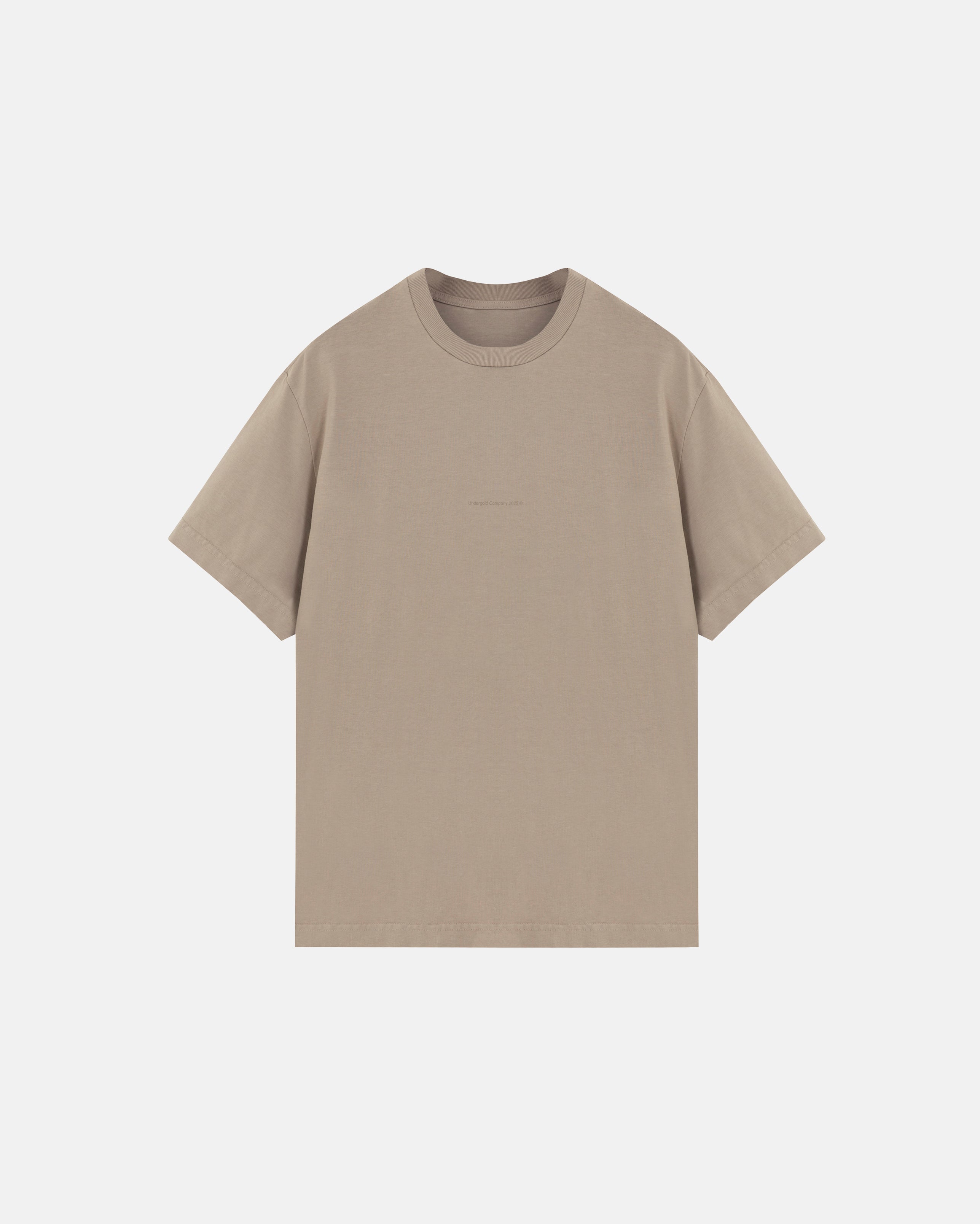 Basics Undergold Company Regular Fit Tshirt Light Brown