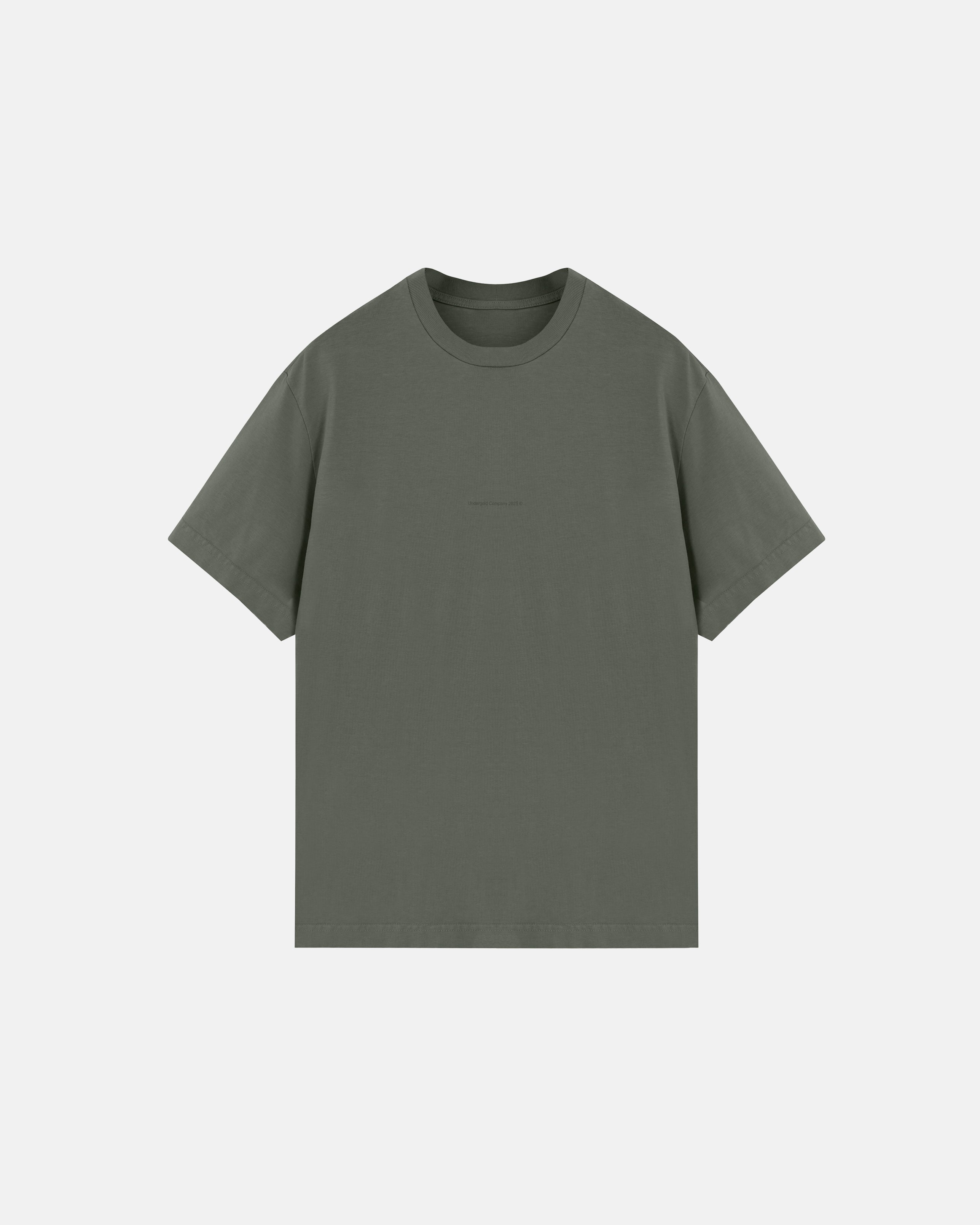 Basics Undergold Company Regular Fit Tshirt Olive Green