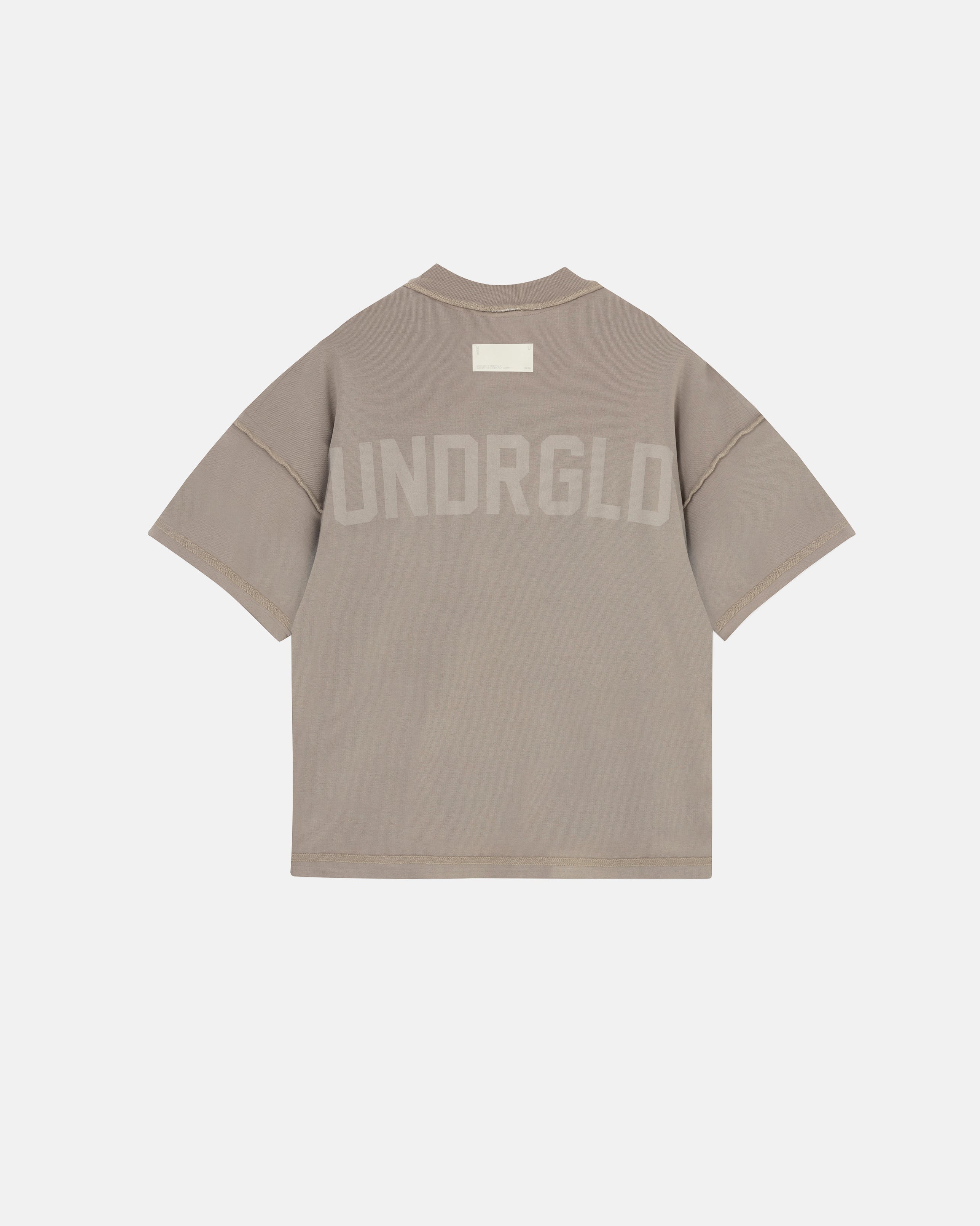 Basics UNDRGLD Boxy Fit Pocket Tshrit Light Brown
