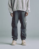 Basics Wide Cargo Pants Silver