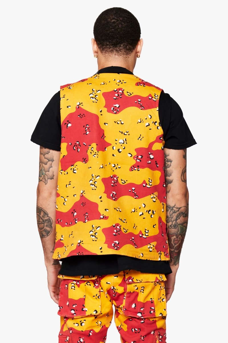 "BATTALION" VEST BADLAND CAMO