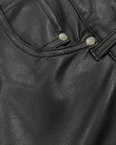 EPTM GALLERY LEATHER FLARE-BLACK
