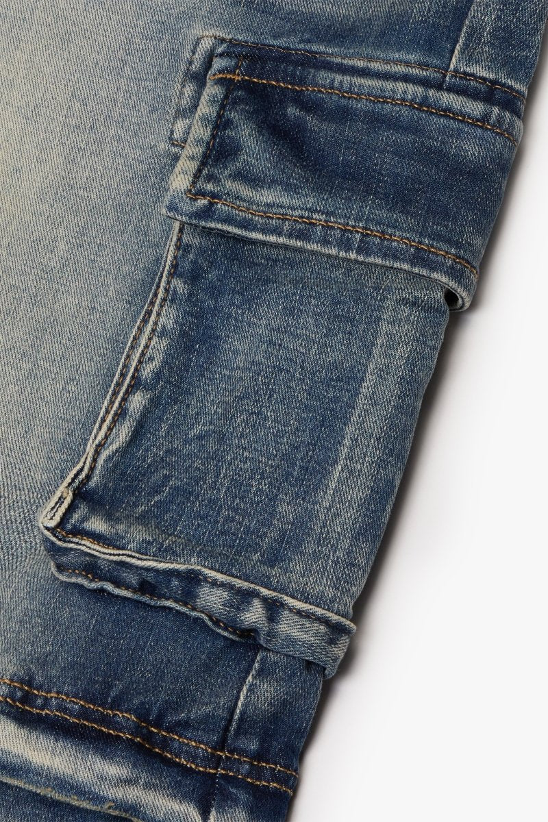 Blockstitch Baggy Vintage Blue