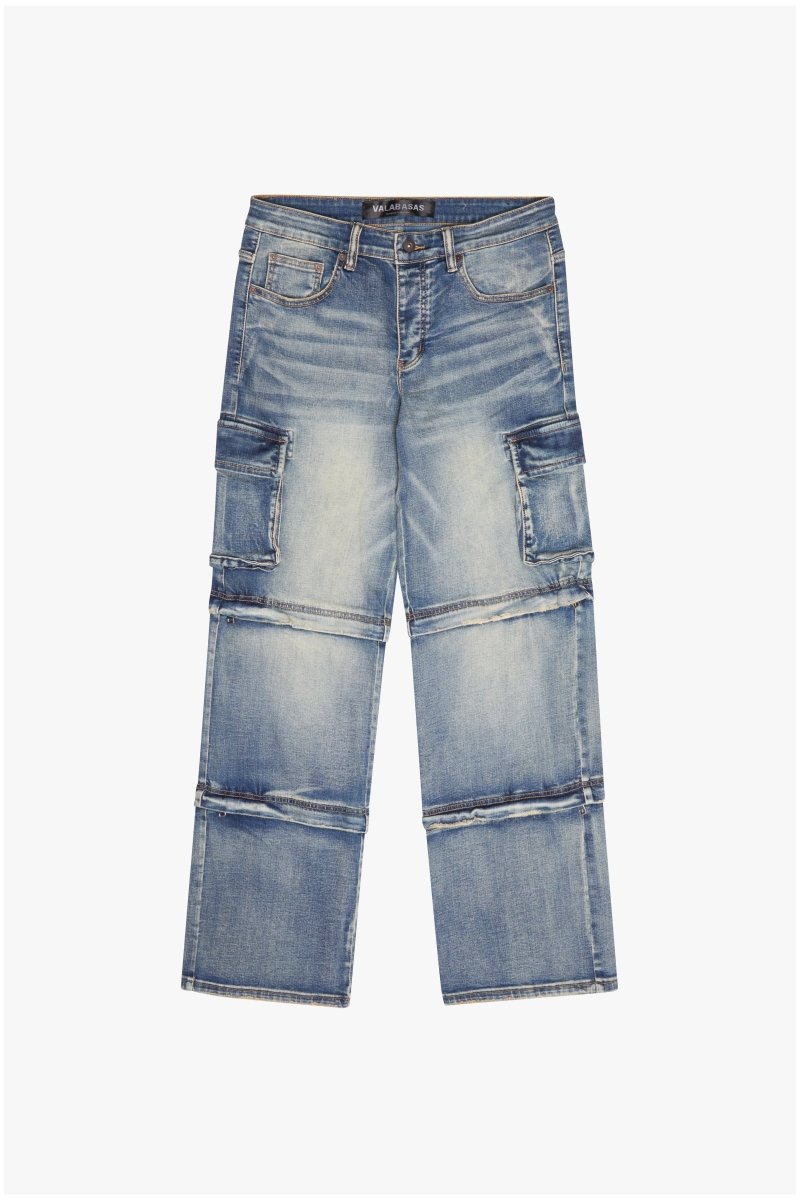 Blockstitch Baggy Vintage Blue