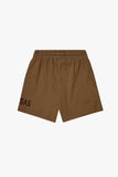 "BLOOM" WOVEN SHORTS BROWN