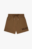 "BLOOM" WOVEN SHORTS BROWN