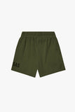 "BLOOM" WOVEN SHORTS OLIVE