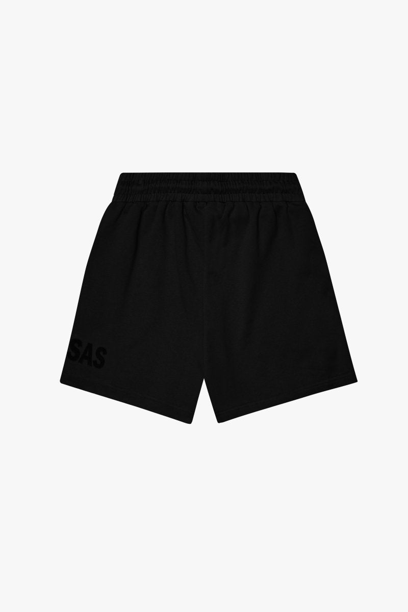 "BLOOM" WOVEN SHORTS VINTAGE BLACK
