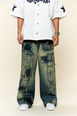"BLUEPRINT" BAGGY DENIM JEAN VINTAGE BLUE