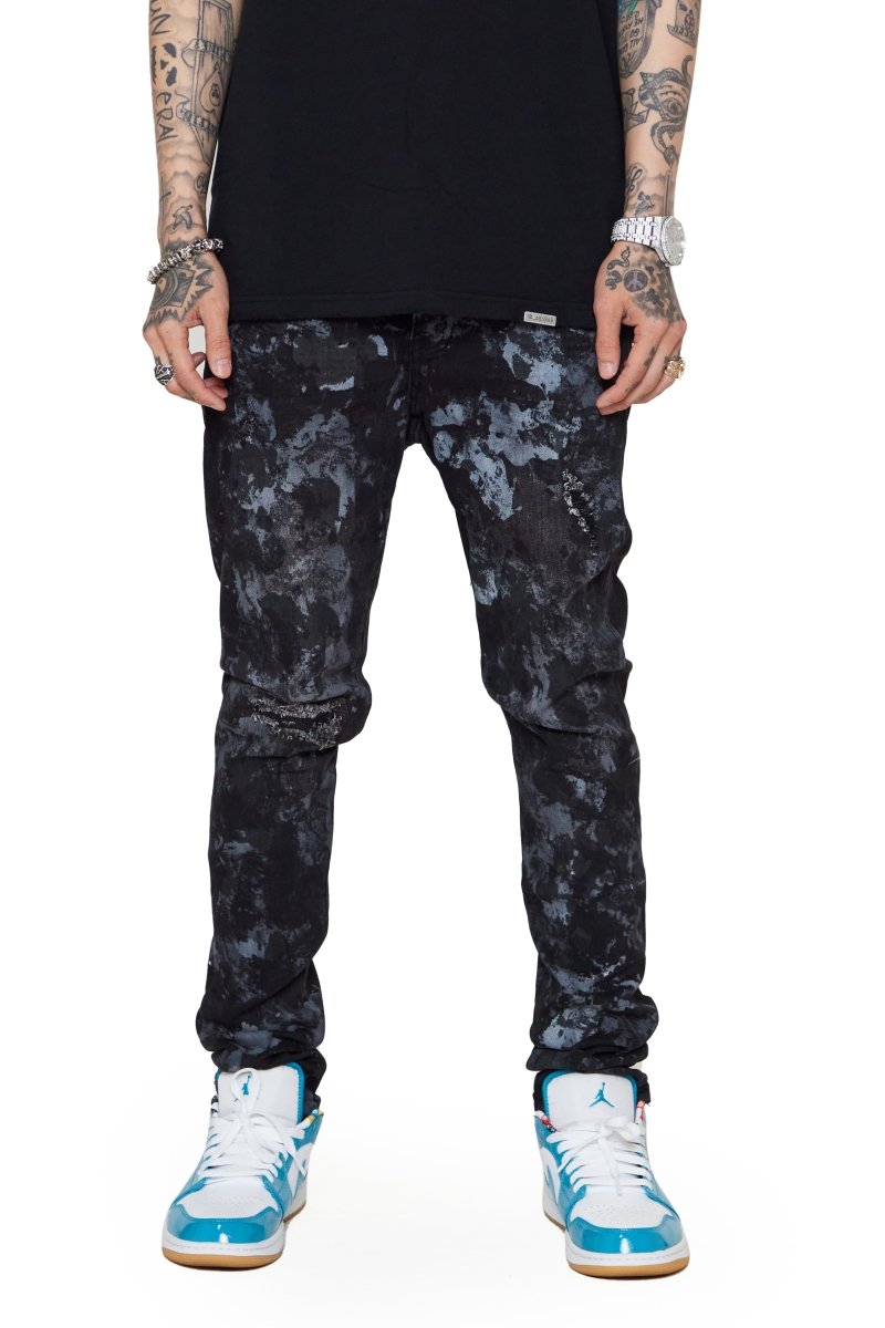 “BORA BORA” SKINNY JEAN BLACK WASHED