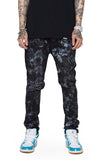 “BORA BORA” SKINNY JEAN BLACK WASHED